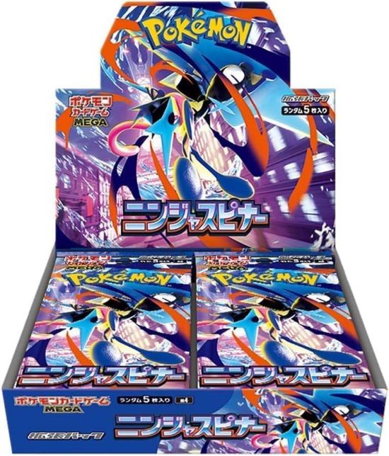 POKEMON Ninja Spinner (Japan Version) –  Carte Collezionabili – In bustina da 5 carte In Box da 30pz…x30